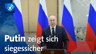 Krieg gegen die Ukraine: Putin äußert sich vor Großoffensive