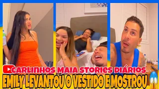 CARLINHOS MAIA NÃO ACREDITOU QUE EMILY GARCIA MOSTROU O NEGÓCIO DELA PRA TODO MUNDO 😱🤭🤣