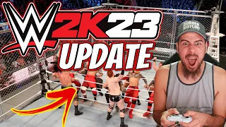 MAJOR WWE 2k23 UPDATE! | War Games, Bad Bunny + MORE!