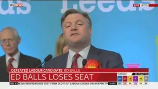 Ed Balls' 'Sense Of Sorrow' At General Election Result