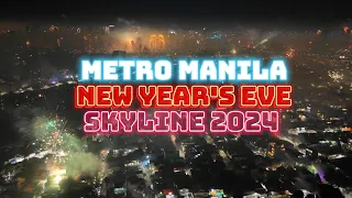 Metro Manila New Year's Eve Skyline 2024