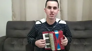 Acordeon 8 baixos Aleluia vídeo aula