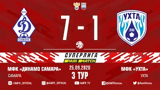 Париматч-Суперлига. 3-й тур. Динамо Самара - Ухта. 7-1. Матч №1