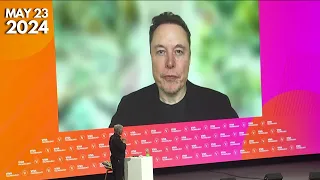 CONTROVERSIAL: Elon Musk Humiliates Reporter Live, Crowd Claps. W/Timestamps (May 23, 2024)