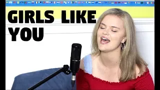 Maroon 5 - Girls Like You ft. Cardi B (Cover by Serena Rutledge)