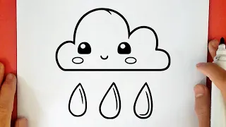 HOW TO DRAW A CUTE CLOUD