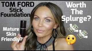 TOM FORD TRACELESS STICK FOUNDATION REVIEW | WORTH $87 USD? | MATURE SKIN FRIENDLY?