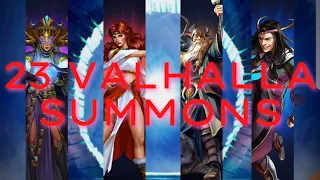 23 Valhalla Summons! Can I Beat The Odds?! | HOTATO Summons | Empires & Puzzles