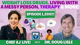 EPISODE 1,200!!! Weight Loss Drugs, Living with a Messy Person, Therapy & MORE! with Dr. Doug Lisle