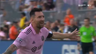 Messi Celebration vs Philadelphia | Slow Motion | Leagues Cup | 4K Messi Inter Miami Free Clip