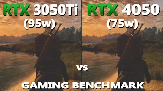 RTX 4050 vs 3050Ti Gaming Benchmark Test | Acer Nitro V vs Lenovo Legion 5 Gaming Test |