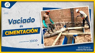 🤔¿CÓMO REALIZAR EL VACIADO DE LA CIMENTACIÓN?🤔 | Paso a paso👷✍ - Parte 1