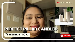 Secret Recipe for Perfect Pillar Candle Making: Tips from a Small Business Owner #candlemakingathome