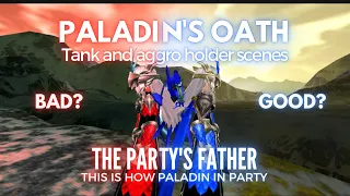 Toram Online | Paladin tank scene (in party) | how to play paladin as aggro holder