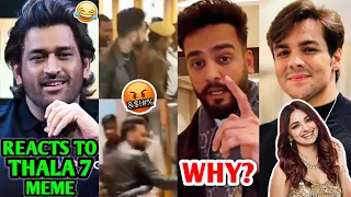 WTF! Elvish Yadav SLAPPED this guy PUBLICLY…WHY?🤬| MS Dhoni Thala 7 Meme, Ashish, Lakshay, Manoj Dey