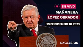 🔴 EN VIVO | Mañanera de López Obrador, 29 de diciembre de 2023