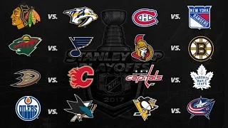 2017 Stanley Cup Playoffs - Round 1 - All Goals