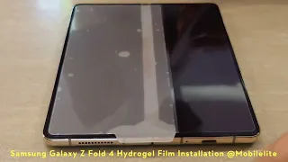 Samsung Galaxy Z Fold 4 Diamond 💎 Hydrogel Film Installation @mobilelitesg