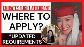 WHERE TO APPLY: EMIRATES FLIGHT ATTENDANT #emirates #flightattendant #cabincrew