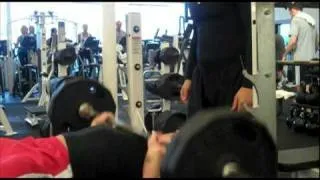 225 lb Bench Press Test Max Reps  NFL Combine with Evolution Performance