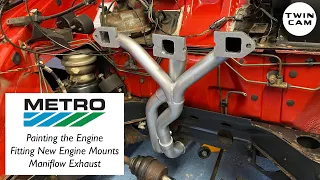 Performance Exhaust and Engine Painting - Metro Gearbox Rebuild, Part 4