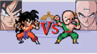 Yamcha Vs Tenshinhan!(animação de sprite)