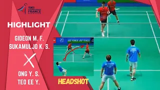 Gideon M. F. / Sukamuljo S. (INA) vs Ong Y. S. / Teo Ee Y. (MYS) - Quarter-finals French Open 2021