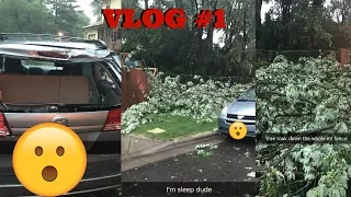 A TREE DESTROYED OUR HOUSE - VLOG #1