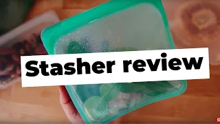 STASHER BAG REVIEW • REUSABLE SILICONE BAG FOR ZERO WASTE