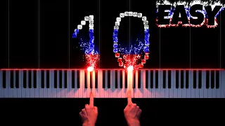 10 BEST RUSSIAN SONGS [EASY PIANO TUTORIAL]