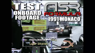 Assetto Corsa | Video 78 | Test Video Onboard | Thierry Boutsen - Ligier | 1991 ASR | Monaco