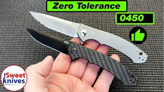 Zero Tolerance - ZT 450 0450 Knife Review Unboxing by Sweetknives