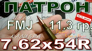 Патрон БПЗ 7.62х54R FMJ 11.3гр.