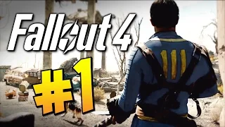 Прохождение Fallout 4 - Убежище! #1 (60 FPS)