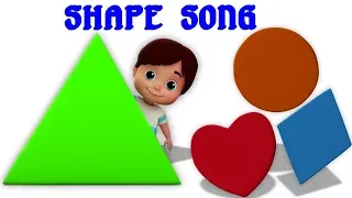 формы песни | изучать разные формы | мультфильмы для детей | Shape Song | Junior Squad Russia