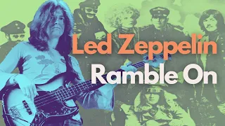 Bass Lesson + Bass TAB // Ramble On by Led Zeppelin