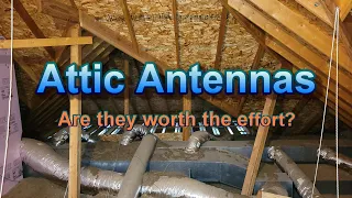 Tilted Vertical Attic Antenna