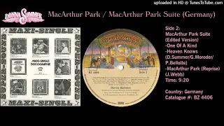 Donna Summer -  Mac Arthur Park Suite (One Of A Kind - Heaven Knows - Mac Arthur Park Reprise)