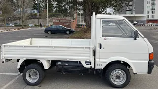 Sold to Akaska: 1989 Mazda BONGO Brawny Truck 4WD M/T5 Diesel 2.2L 3,350miles RHD JDM