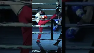 Retour sur le magnifique KO du combat Alexia Vahlas vs. Méghane Amouri ! #savate #shorts