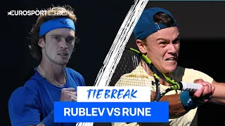 "What a way to finish!" | Rublev-Rune Dramatic Super Tiebreak at Australian Open | Eurosport Tennis