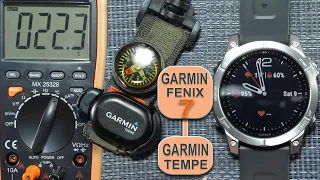 Garmin Fenix 7 Conntecting to Garmin Tempe External Wireless Temperature Sensor