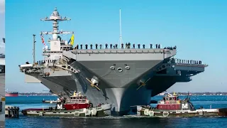 5000 Troop USS Gerald R.Ford F-18 and Dozens of Warships#trending