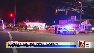 Deadly shooting investigation on Fayetteville Street in Durham