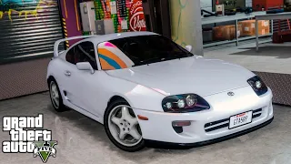 GTA 5 : How to install Toyota Supra - Car Mod [ ADD-ON ] | Urdu Easy Step | CONTRA 2.0