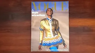 1987 December ASMR Magazine Flip Through: British Vogue w Naomi Campbell,  Evangelista, Turlington