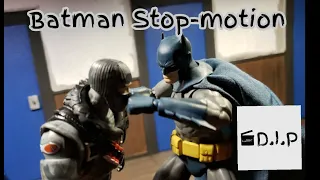 Batman thug takedown stop-motion animation