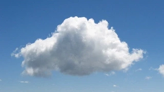 Combien pèse un nuage ?