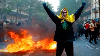 Лютые беспорядки и погромы в Париже. Протесты во Франции нарастают с новой силой