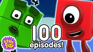 Numberblock Mania: 🎉 The Ultimate Counting Marathon Extravaganza - 100 Episodes Special! 🚀🌟